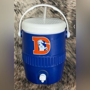 NEW Denver Broncos Mini Cooler Souvenir Cup with Straw